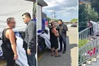 Zonguldak Devrek'te Başkan Erdoğan'ın pankartını söküp zarar veren şüpheli çıkarıldığı mahkemece tutuklandı