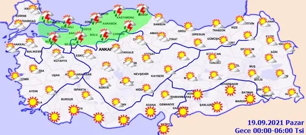 HAVA DURUMU | Meteoroloji İstanbul için saat verdi! Gök gürültülü sağanak uyarısı | 18 Eylül hava raporu-4