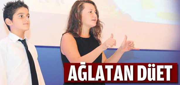 Bakanları ağlatan düet