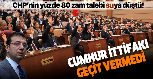 İBB Meclisi'nde reddedildi! İstanbul'da suya zam yok