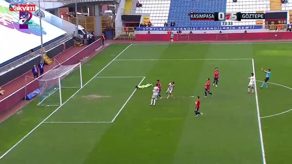 Kasımpaşa 0-5 Göztepe | Gol: Nazım Sangare