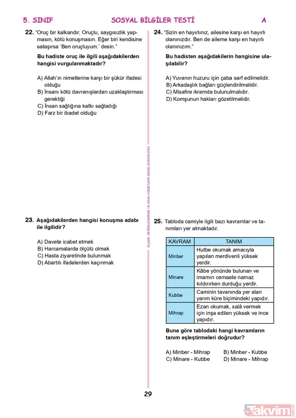 2022 İOKBS Bursluluk 5.6.7.8.9.10.11. sınıf SORU VE CEVAPLARI PDF İNDİR! meb.gov.tr: İOKBS A-B-C-D sözel- sayısal soru kitapçığı FULL! Türkçe, Matematik, Coğrafya, Tarih... - 29