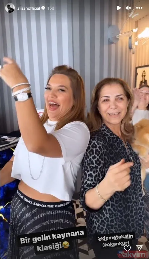 Demet Akalın Okan Kurt’un annesiyle karşılıklı döktürdü! Alişan o anları “Eyvah” deyip ifşa etti! Gelin-kaynana ortalığı salladı - 21
