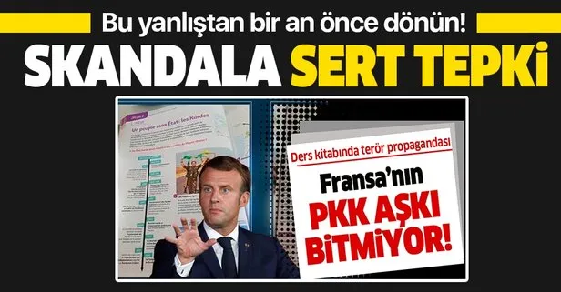 Son dakika: Dışişleri’nden Fransa’daki ders kitabında PKK/YPG propagandasına tepki!