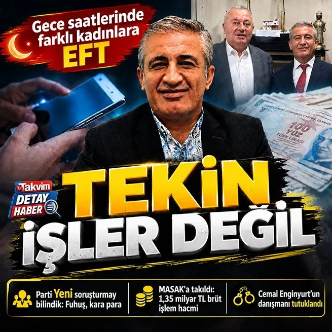Cemal Enginyurt’un danışmanı Cem Tekinoğlu tutuklandı! Dikkat çeken MASAK trafiği: Gece saatlerinde burs transferi...