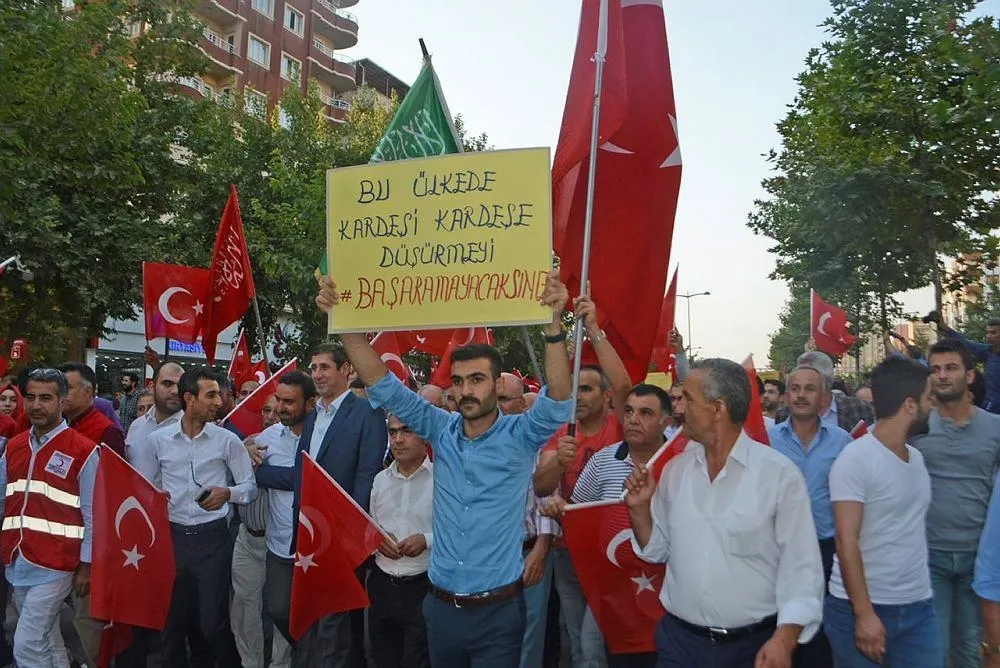 Batman'da teröre lanet yürüyüşü-1