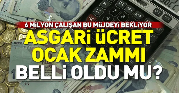 Son dakika: 2019 Ocak asgari ücret zammı belli oldu mu? 2019 asgari ücret zam oranı-1
