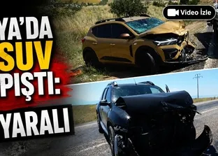 Konya’da iki SUV çarpıştı: 9 yaralı