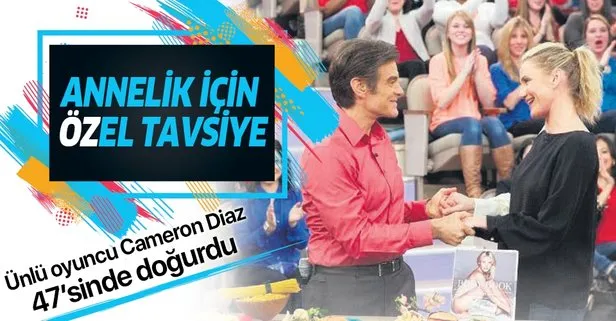 unlu oyuncu cameron diaz mehmet oz un