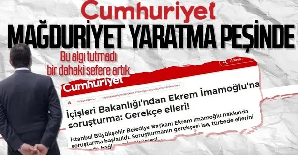 CHP yanlısı medyanın İBB Başkanı İmamoğlu’na soruşturma şeklindeki haberine Bakanlıktan jet yanıt