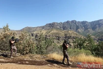 40 derece sıcakta PKK’lı avı!