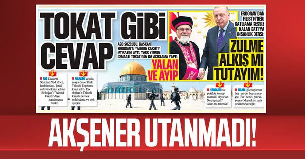 ABD Sözcüsü, Başkan Erdoğan'a "Yahudi karşıtı" iftirasını attı! Türk Yahudi Cemaati tokat gibi bir açıklama yaptı