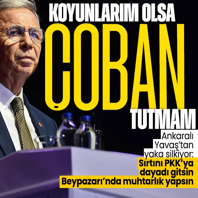 Son dakika: CHPli Ankara Büyükşehir Belediyesi Başkanı Mansur Yavaşa tepki büyük: Sırtını CHP’ye PKK’ya dayamış bir isim