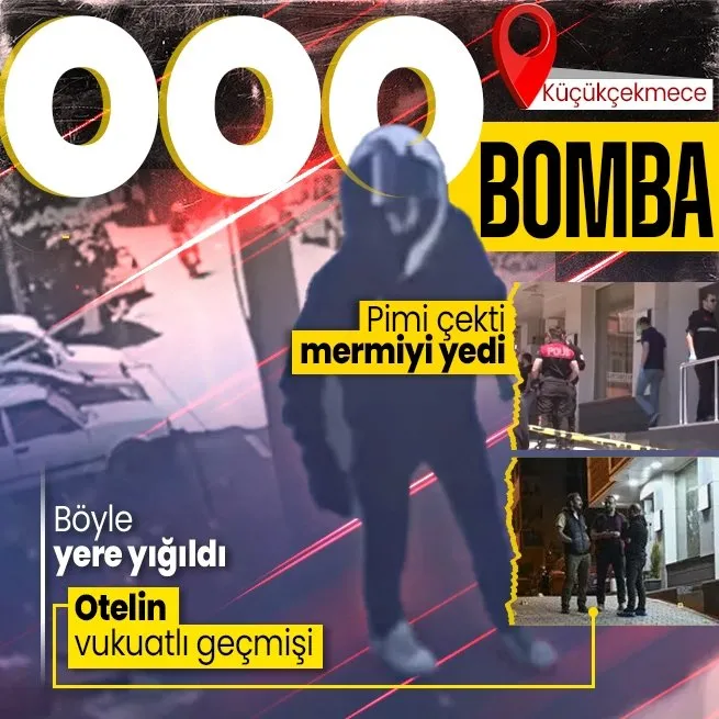 Son dakika: İstanbul Küçükçekmece’de hareketli saatler! Otele el bombalı saldırı girişimi... Silahlar konuştu böyle yere yığıldı