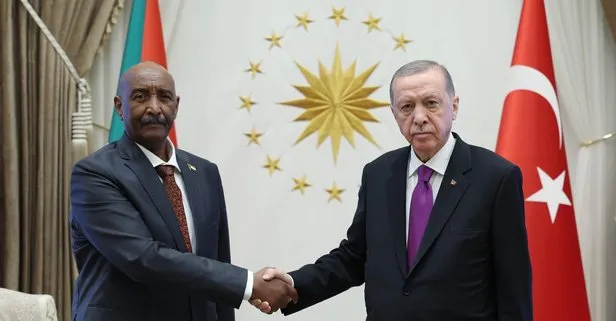 Başkan Erdoğan Sudan Egemenlik Konseyi Başkanı Abdülfettah El Burhan’ı kabul etti
