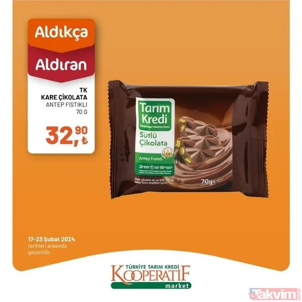 Tarım Kredi KATALOĞU 19-23 Şubat 2024 FİYAT LİSTESİ! Kooperatif market 32 üründe fiyatları indirdi! 2 katlı 6'lı kağıt havlu 54.90 TL... - 44
