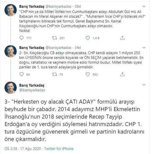 Son dakika: CHP’li Barış Yarkadaş ve Mehmet Ali Çelebi'den flaş Abdullah Gül çıkışı! Parti karıştı-1