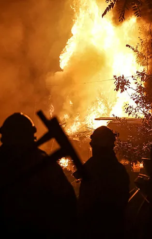 Sarıyer'de yangın paniği!