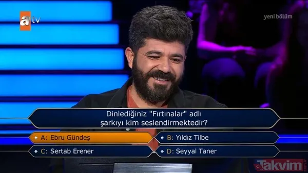 Kim Milyoner Olmak İster'de Fatih Terim sorusu! Adana Demirspor taraftarı yarışmacı risk aldı! "Galatasaray'ın 2000 yılında UEFA Kupası'nı..." - 32