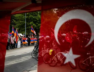 Türkiye'nin Washington Büyükelçiliği önünde Biden'ın 'soykırım' açıklamaları protesto edildi!