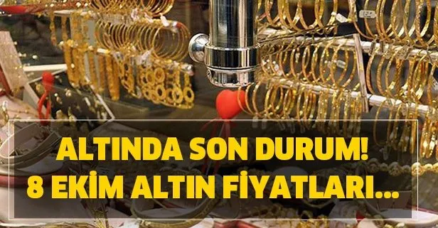 Yarım, çeyrek gram, ons, 22 ayar bilezik fiyatı! 8 Ekim Kapalıçarşı altın fiyatları ne kadar?