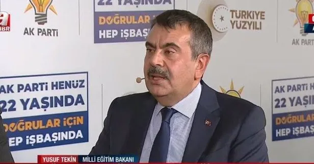 Kutlu dava 22 yaşında! Milli Eğitim Bakanı Yusuf Tekin ve AK Parti A Takımı'ndan A Haber'e özel açıklamalar