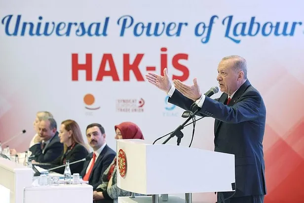 Başkan Erdoğan'dan HAK-İŞ Genel Kurulu'nda önemli açıklamalar-3