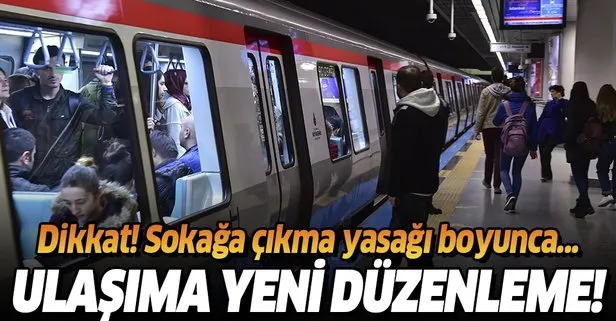 Son dakika: İstanbullular dikkat! Hafta sonu için ulaşımda yeni düzenleme