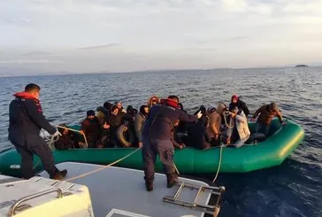 Fethiye açıklarında 21 düzensiz göçmen kurtarıldı