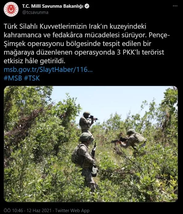 SON DAKİKA: Terör örgütü PKK'ya bir darbe daha: 3 terörist etkisiz hale getirildi-2
