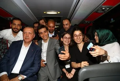 Cumhurbaşkanı Erdoğan gençlerle Atak helikopteri üretim hattını  gezdi
