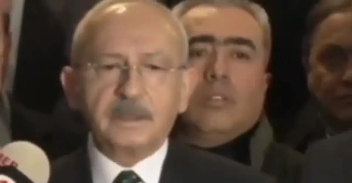 Son dakika: CHP lideri Kemal Kılıçdaroğlu, açıklama yaptığı sırada deprem oldu