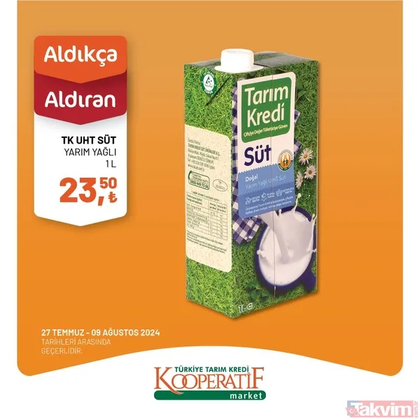 Tarım Kredi Market'te 60 üründe dev indirim! Katalogda yok yok! Taze Kaşar 249 TL, Siyah Zeytin 115 TL, Tuvalet Kağıdı 40'lı 209 TL... - 23