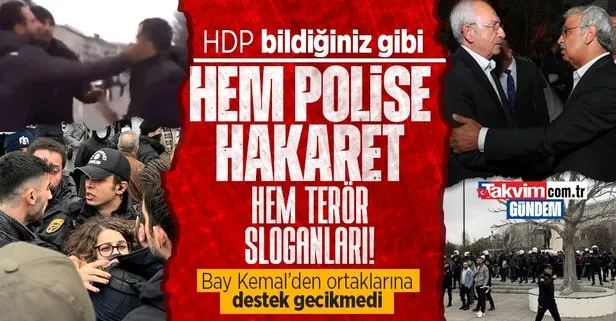 HDP’den Kadıköy’de provokasyon! Kemal Kılıçdaroğlu’dan destek gecikmedi!