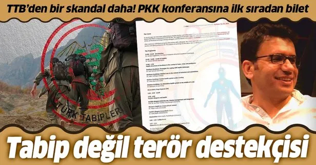 TTB ihaneti çuvala sığmıyor: Terör örgütü PKK’nın düzenlediği konferansa katılacak!