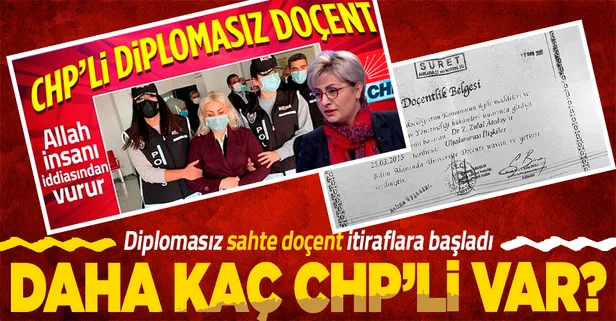 CHP'li sahte doçent Zulâl Atalay Laçin’in itirafları ortaya çıktı: Diplomaları Google’dan temin ettim