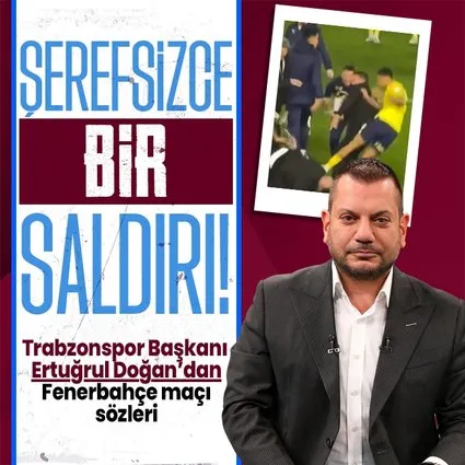 Trabzonspor Başkanı Ertuğrul Doğan’dan sert açıklama! Şerefsizce bir saldırı
