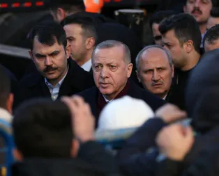 Başkan Erdoğan Elazığda deprem bölgesinde incelemelerde bulundu