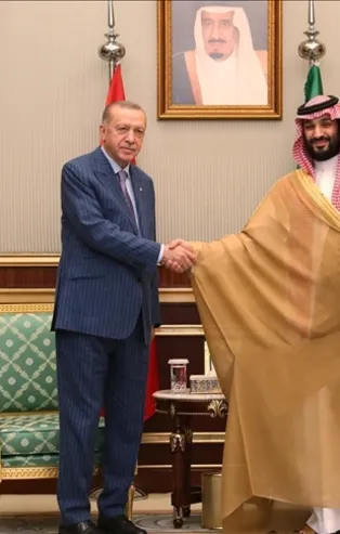 Başkan Erdoğan'dan Prens Selman'a geçmiş olsun telefonu