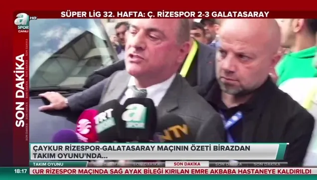 Çaykur Rizespor Başkanı Hasan Kartal: Bu hakemler buradan nasıl çıkacak?