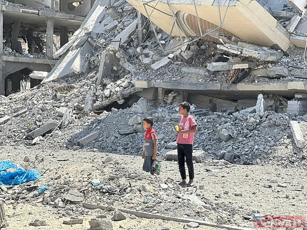 Han Yunus'tan geri acı kaldı! Soykırımcı İsrail Gazze'deki yıkımı böyle görüntülendi - 17