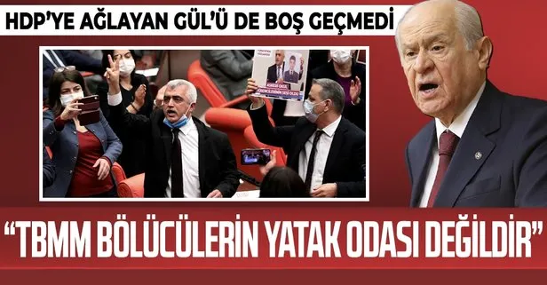 MHP lideri Devlet Bahçeli’den TBMM’de işgal provokasyonuna girişen HDP’li Ömer Faruk Gergerlioğlu’na tepki