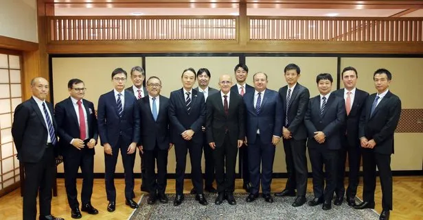 Hazine ve Maliye Bakanı Mehmet Şimşek, Japon şirket temsilcileri ile bir araya geldi