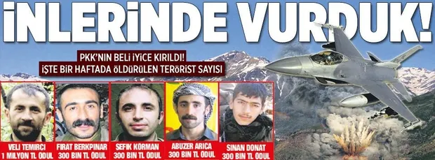PKK'lı kalleşlere ağır darbe vuruldu-3