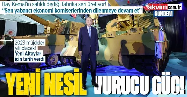 Başkan Erdoğan’dan Yeni Nesil Fırtına Obüsleri Teslimat Töreni’nde önemli açıklamalar