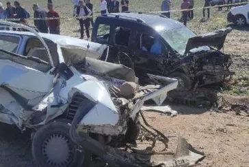 Konya'da feci kaza! 5 ölü 2 yaralı