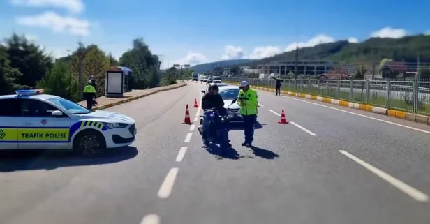 4 ayda 650 bin motosiklet sürücüsüne işlem yapıldı! Son bir haftada 3,6 milyon araç denetlendi
