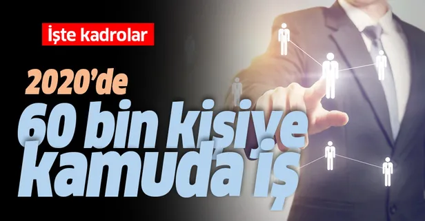 2020'de kamuya binlerce memur alımı yapılacak! 12 kamu kurumu İŞKUR ile KPSS şartsız personel alacak