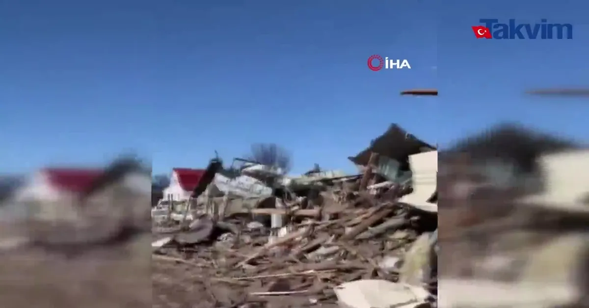 Ukrayna’da Gogolev köyü bombalandı
