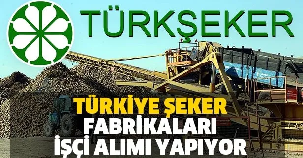 Şeker Fabrikaları tarafından işçi alımı yapılacak! İşçi alımı başvurusu nereden yapılır?